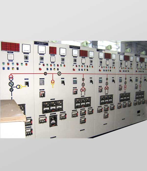 Front View of 11KV & 33KV Multi Feeder Relay & Control Panel (Simplex Type)