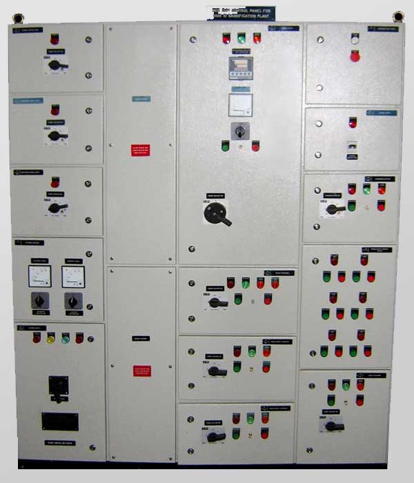 Front View of MCC Panel (Non Drawout Type)