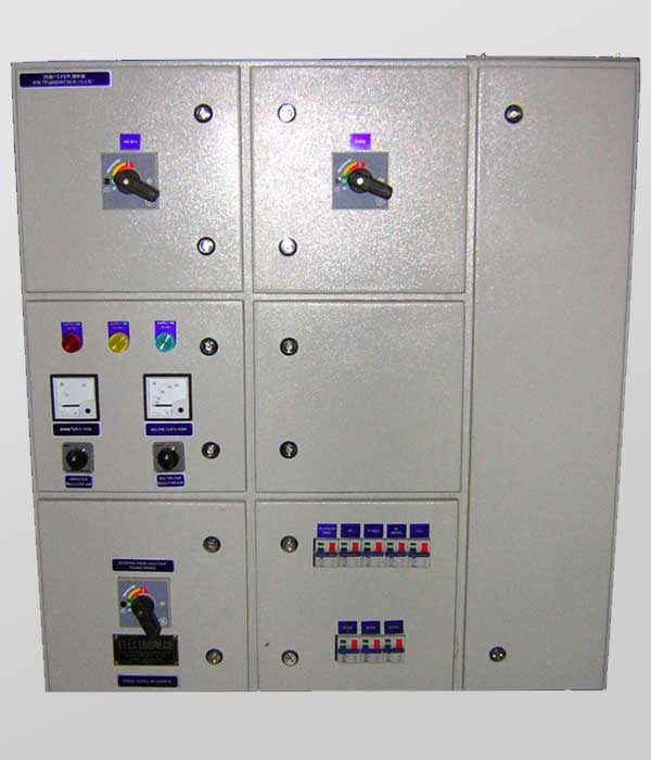 Front View of Main Lighting Distribution Board (Wall Mounting Type)