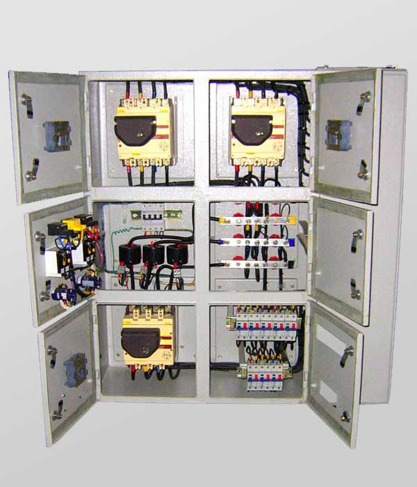 Internal View of Equipment Layout & Assembly With Wiring Of Main Lighting DB