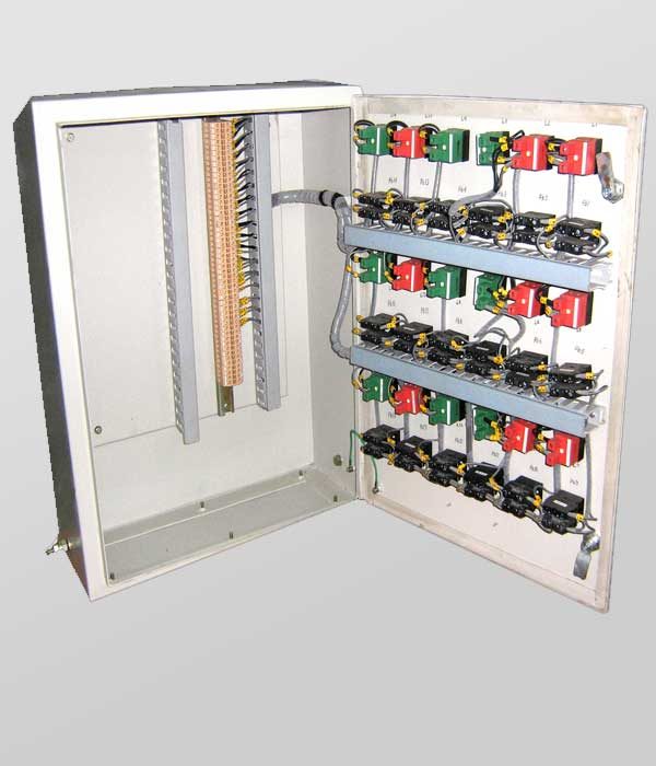 Internal View of Equipment Layout & Assembly With Wiring of Hydraulic Panel