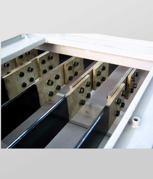 Jointing View of Busbars with Coupling Plates Using High Tensile Bolts