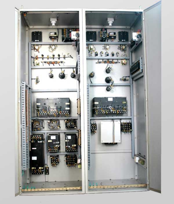 Rear View of Equipment & TB Arrangement of 132KV Control & Relay Panel (Simplex Type)