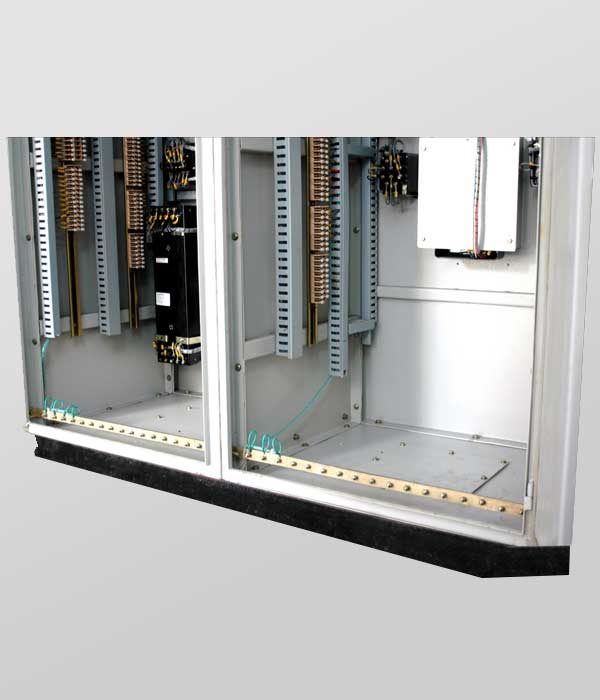 Rear View of Terminal & Earth Bus Arrangement of 132KV Control & Relay Panel (Simplex Type)