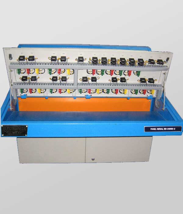 Wiring Layout of Horizontal Facia of Control Desk for Ferro Alloy Furnace Type - II