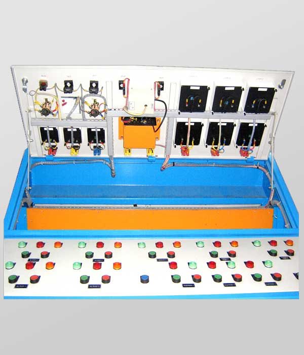 Wiring Layout of Vertical Facia of Control Desk for Ferro Alloy Furnace Type - II